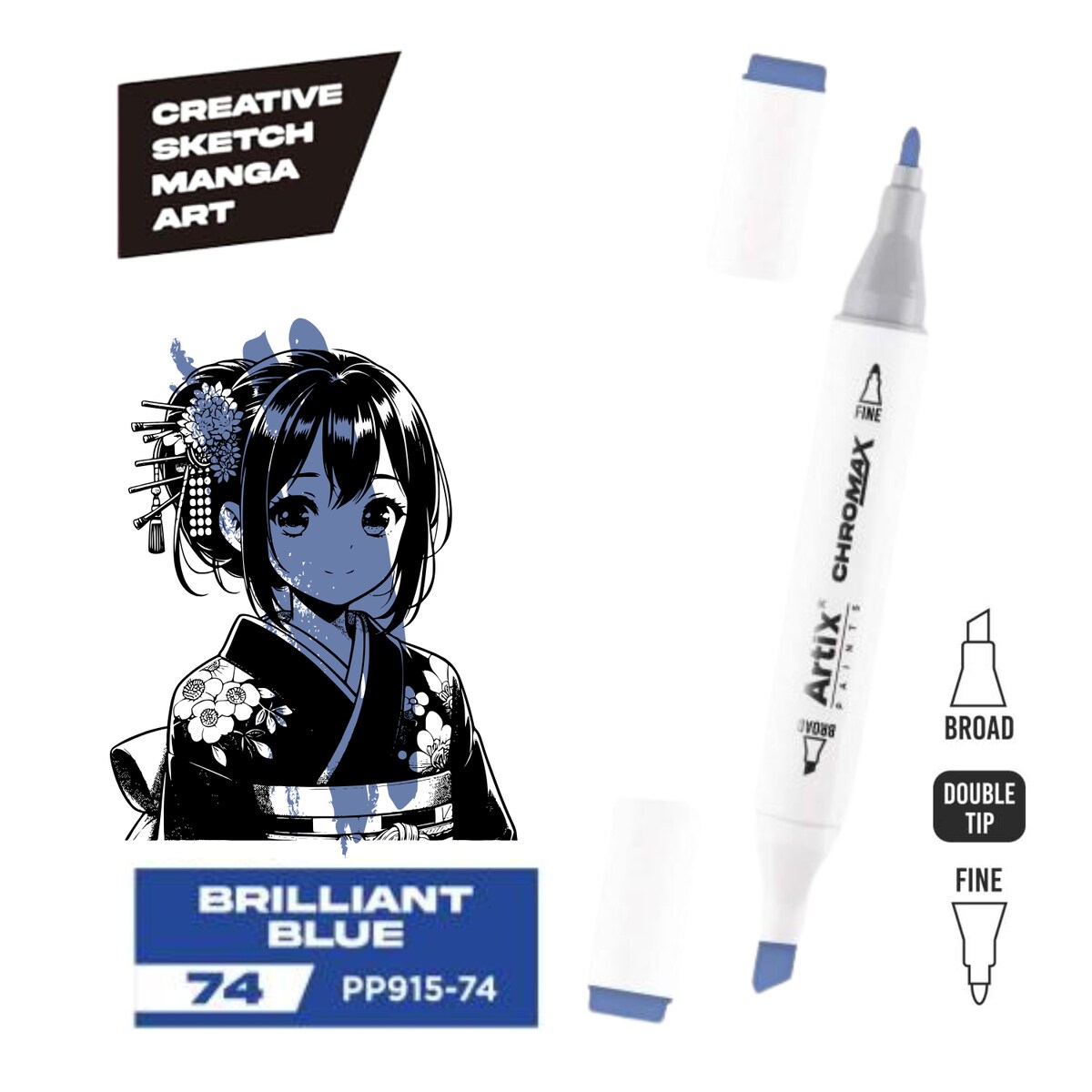 dwustronny marker kreatywny artix pp915-73 ultra marine