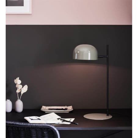 Regulowana lampa stojąca Pose na biurko szara czarna