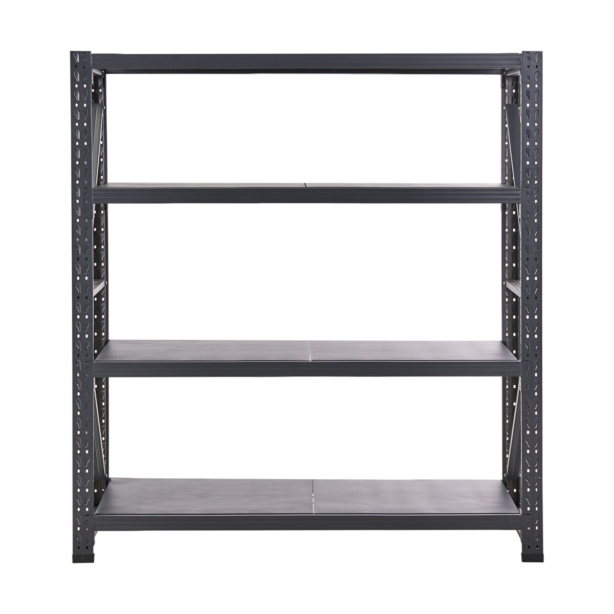 Regał magazynowy FIUGGI Metal 200 cm 60 cm Czarny