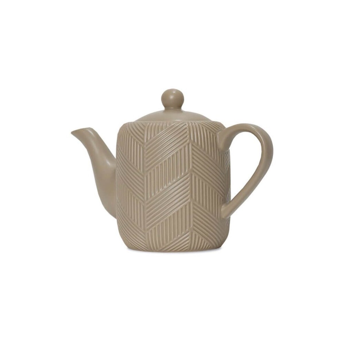Ceramiczny zaparzacz do kawy i herbaty 900ml czajniczek Geometry Beige MAESTRO
