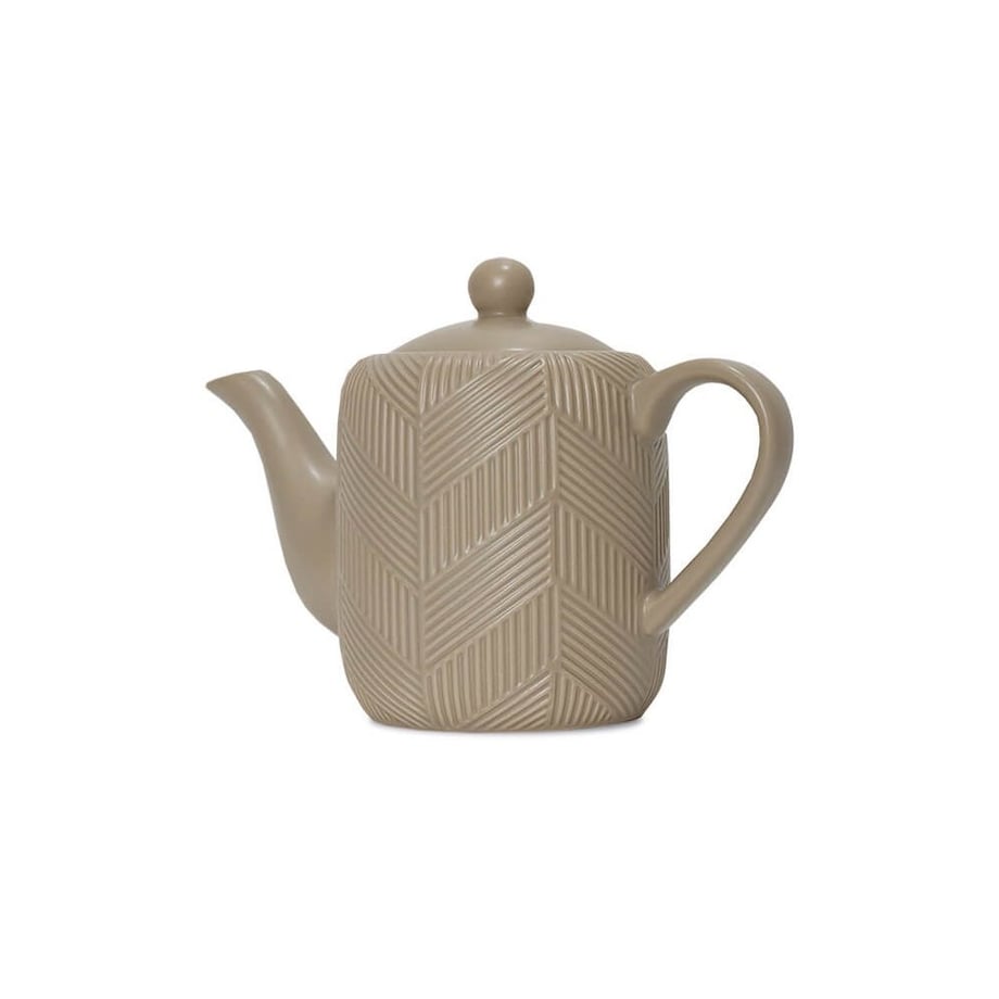 Ceramiczny zaparzacz do kawy i herbaty 900ml czajniczek Geometry Beige MAESTRO