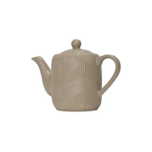 Ceramiczny zaparzacz do kawy i herbaty 900ml czajniczek Geometry Beige MAESTRO