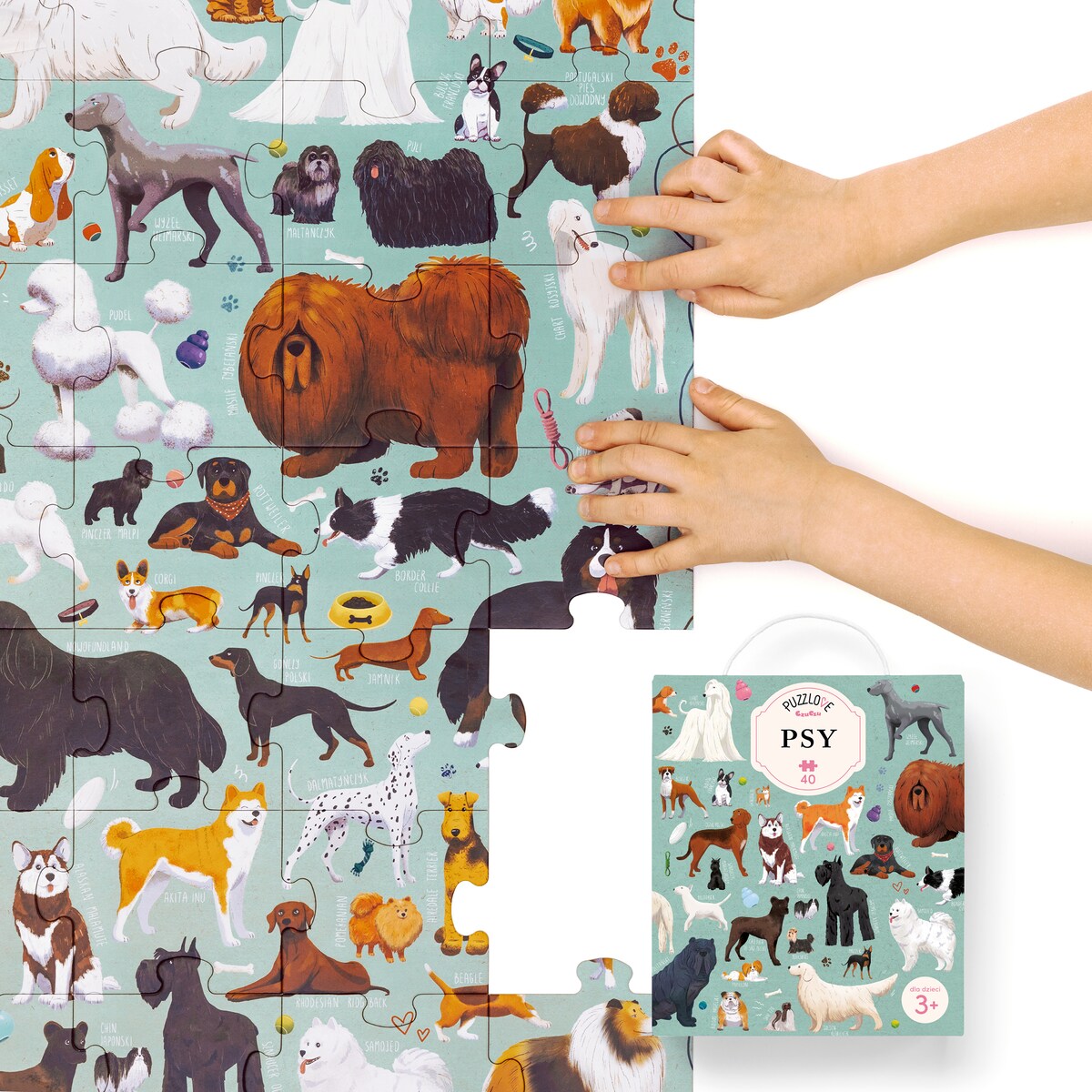 Puzzlove CzuCzu Psy 40 el.