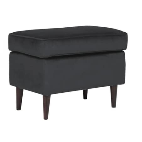 Pufa RON VELVET czarna