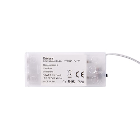 Zestaw 3 dekoracji wiszących LED KALLAVESI Gwiazda 25/30/35 cm Biały
