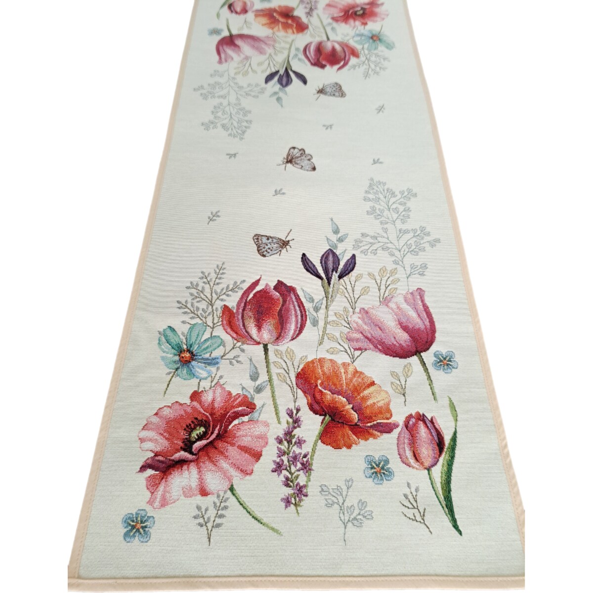 Bieżnik Na Stół 40X100 Cm Dekoracyjny Ozdobny Fleur