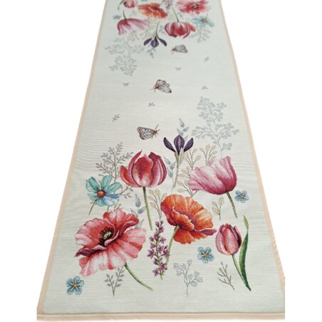 Bieżnik Na Stół 40X100 Cm Dekoracyjny Ozdobny Fleur