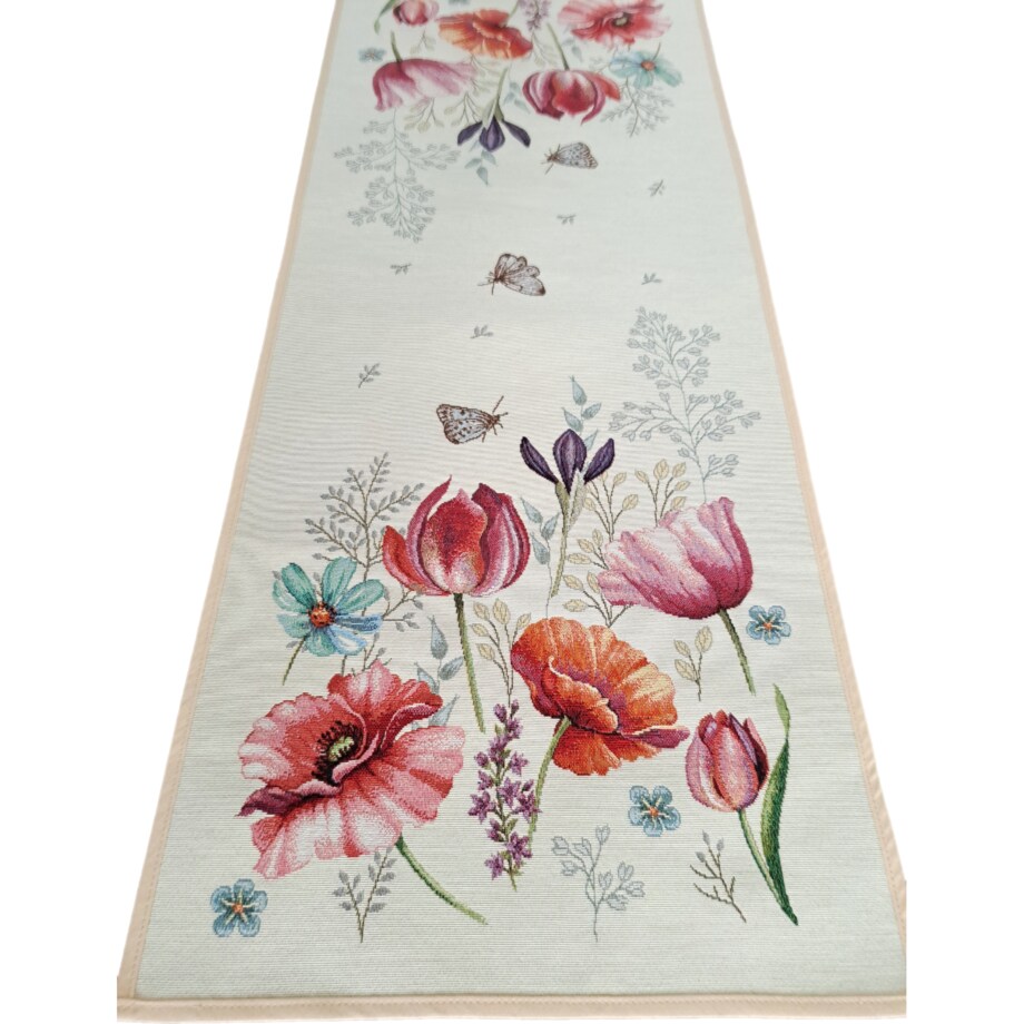 Bieżnik Na Stół 40X100 Cm Dekoracyjny Ozdobny Fleur