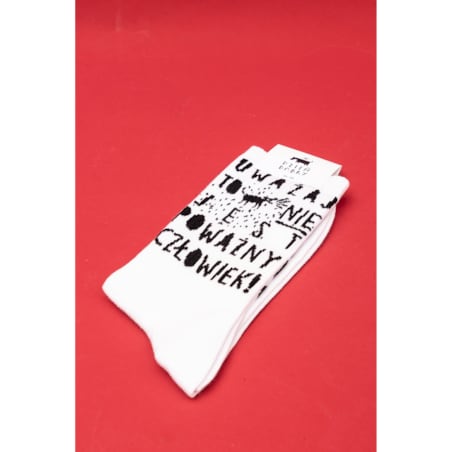 Skarpety Uważaj