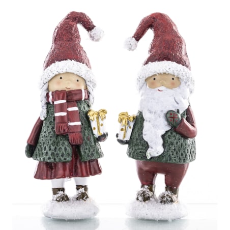 Figurki - dzieci w zimowych ubrankach 14,5x6,5x5 cm NANI