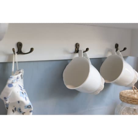 Szafka wisząca drewniana postarzana Chic