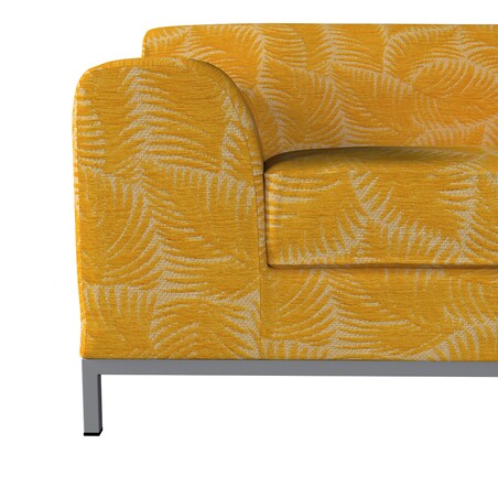 Pokrowiec na sofę Kramfors 2-osobową, miodowe liście paproci na beżowym tle, Sofa Kramfors 2-osobowa, Cosy Home