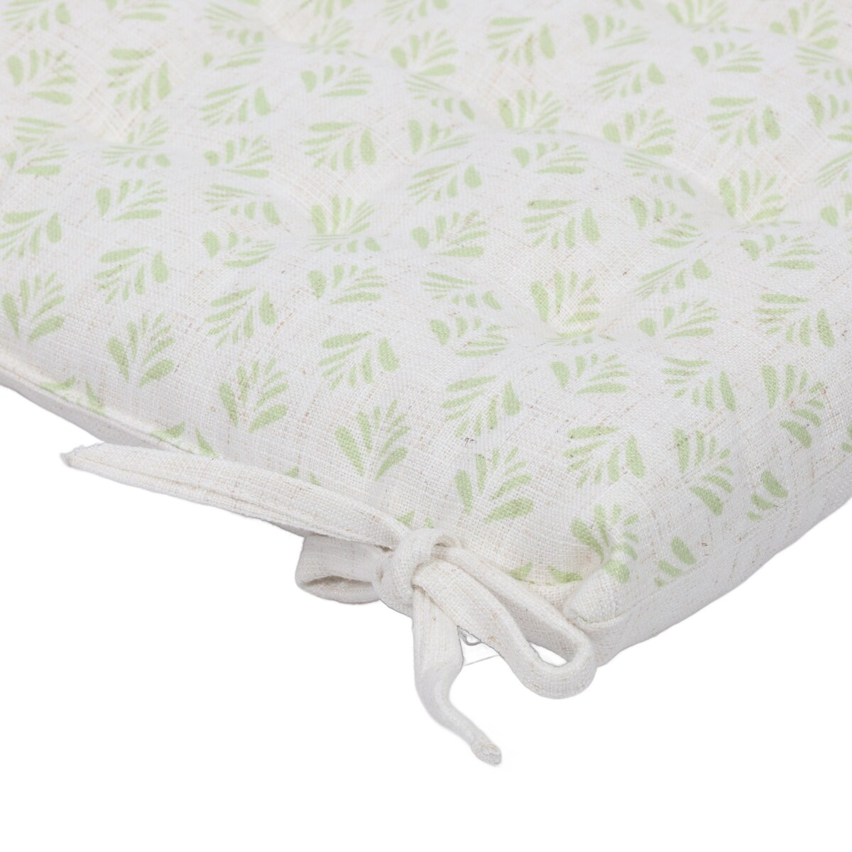 Poduszka na krzesło w roślinny wzór, 40 x 40 cm