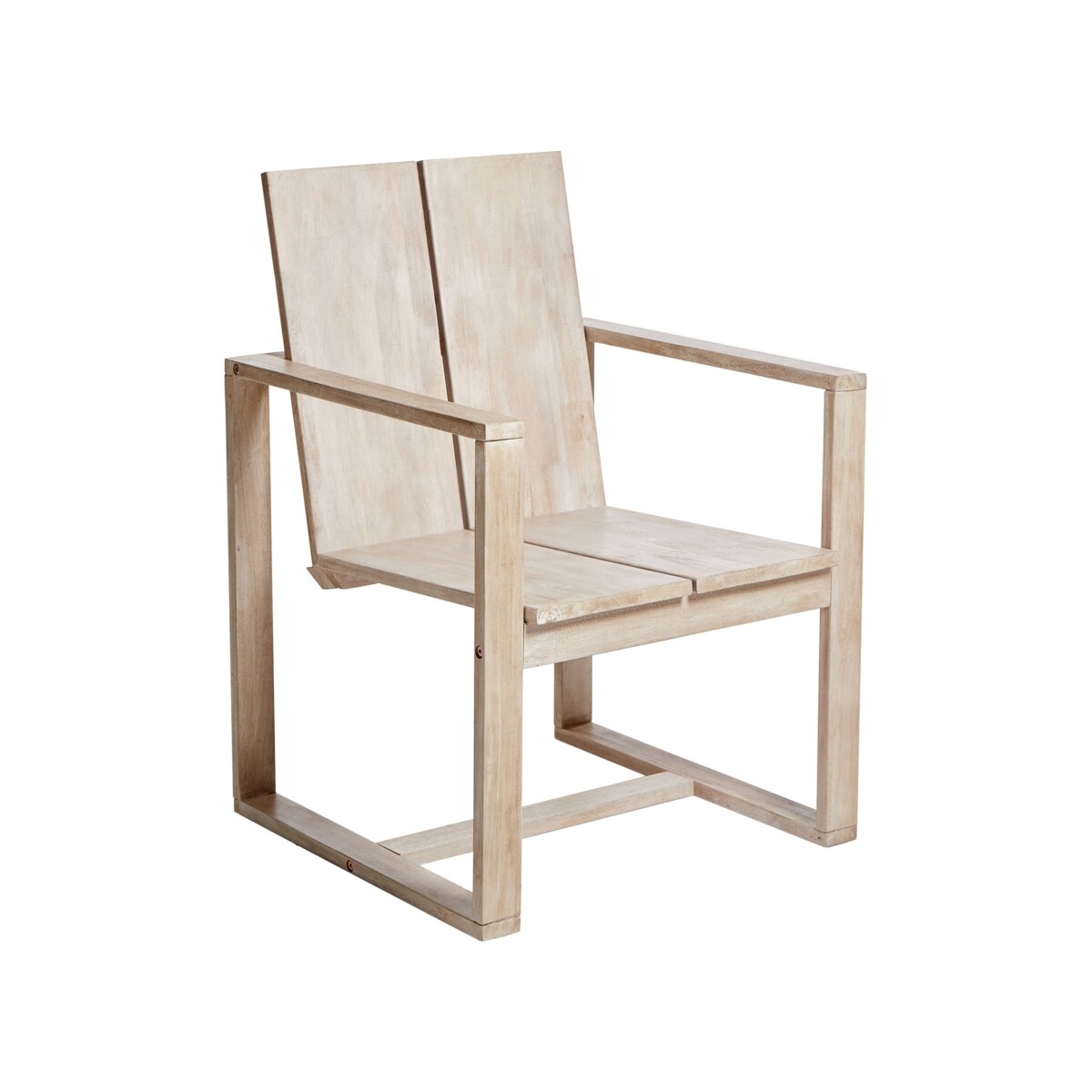 Stół ogrodowy z krzesłami AZZANELLO Drewno akacjowe Złamana biel