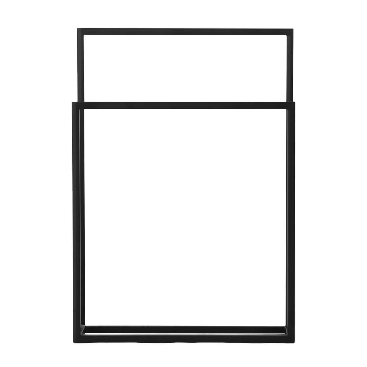 Podwójny wieszak łazienkowy Kaja Home KS-10 WIESZAK TOWEL II Kaja metalowy czarny