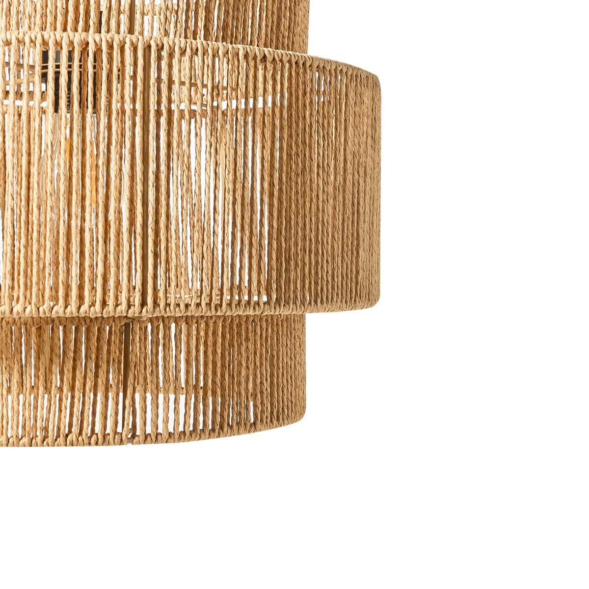 Lampa wisząca WOKIRO Papierowa plecionka Naturalny