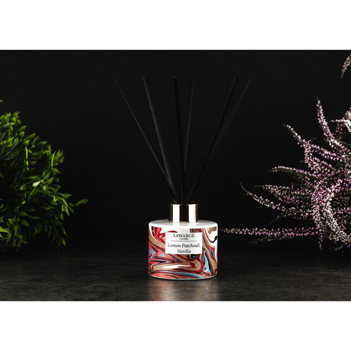 Dyfuzor Zapachowy Marble /Cytryna Paczula Wanilia 100 ml