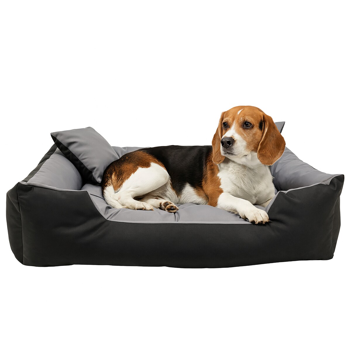 Legowisko Dla Psa Wodoodporne Posłanie Kanapa Sofa 100X75 Cm Szare