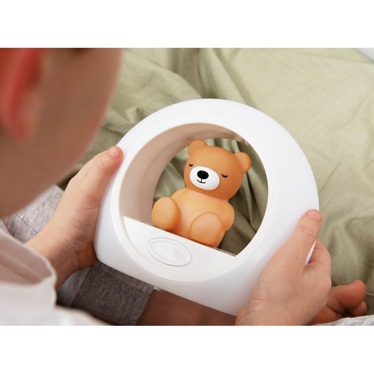 Zazu BILLY Lampka Nocna Miś Ochra