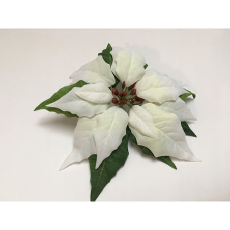GWIAZDA KWIAT poinsecja BETLEJEMSKA BIAŁA jak żywa na bukiet stroik wianek