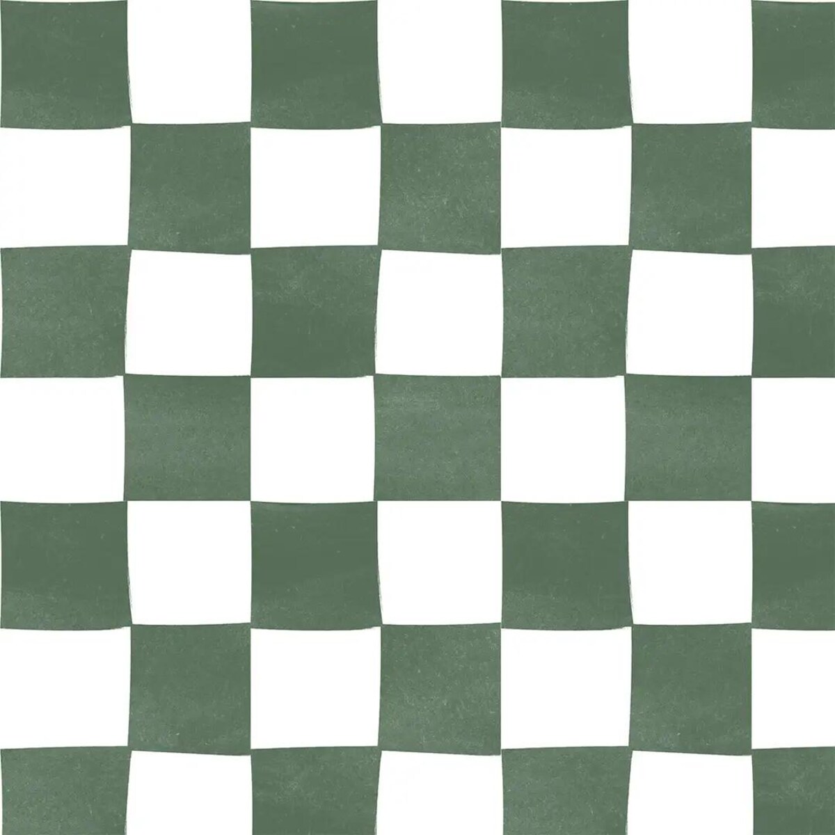 Lniany ręcznik kuchenny - ciemnozielona krata