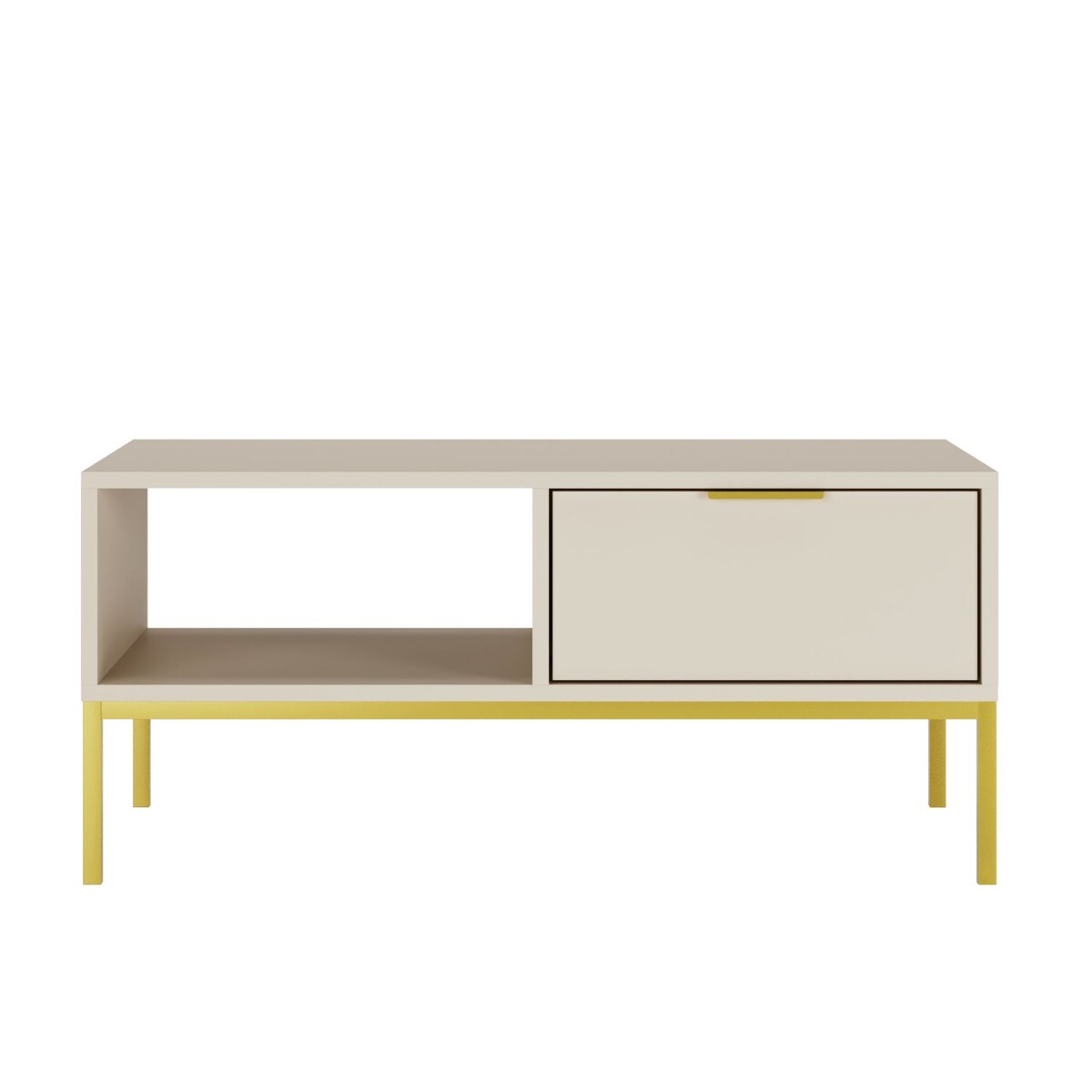 Stolik kawowy Austin 100 kaszmir & złoty