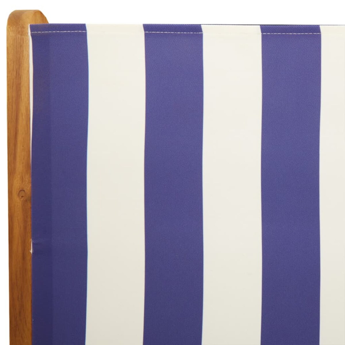 vidaXL Rozkładane krzesła ogrodowe, 6 szt., niebiesko-biała tkanina