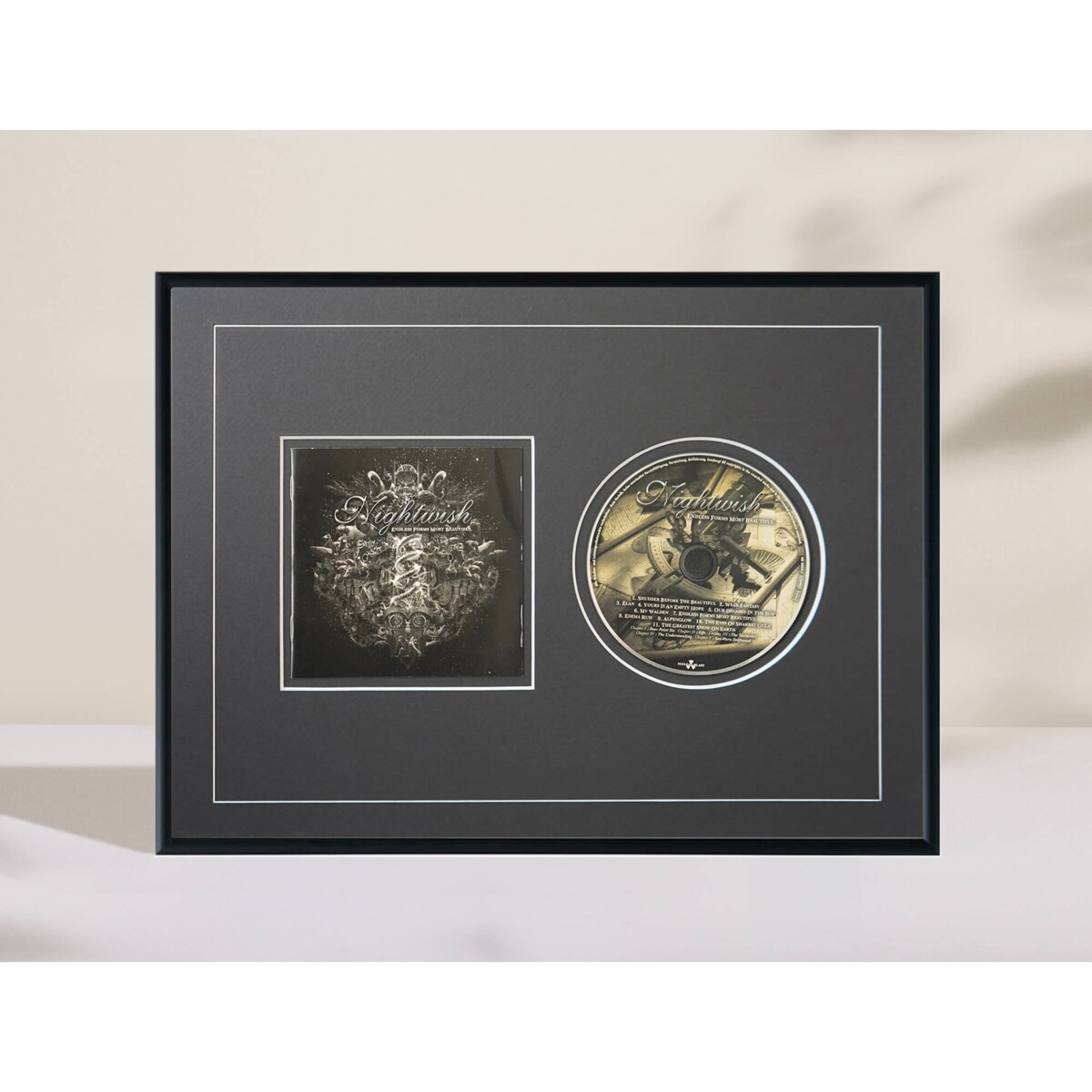 Ramka na płytę CD w kolorze czarnym. Ramka aluminiowa o rozmiarze 30x40 cm LUCA®