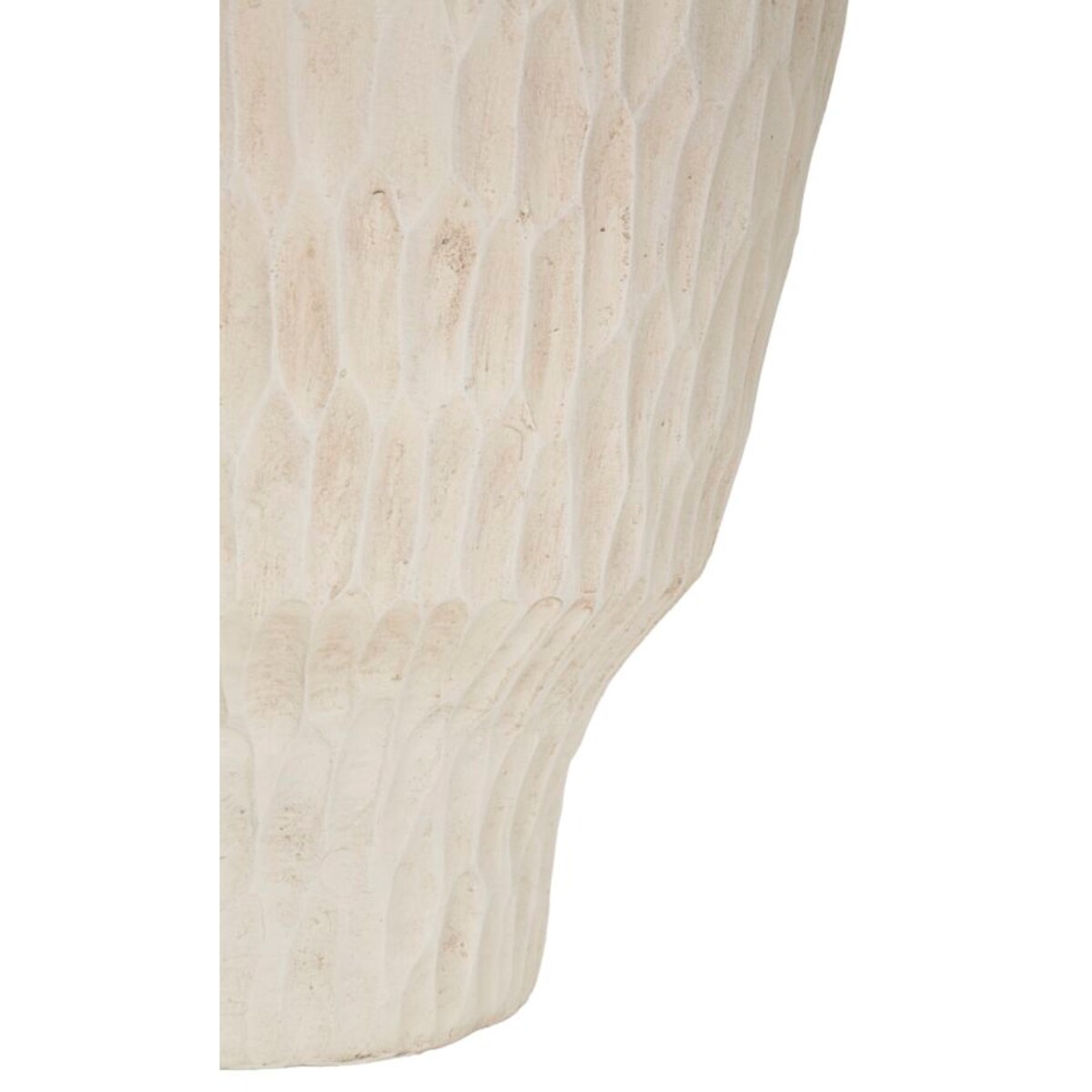 Osłonka dekoracyjna Shade, kolor kremowy, tlenek magnezu (MgO), 29,5 x 29,5 x 57 cm, styl nowoczesny, na doniczkę do salonu, Mauro Ferretti