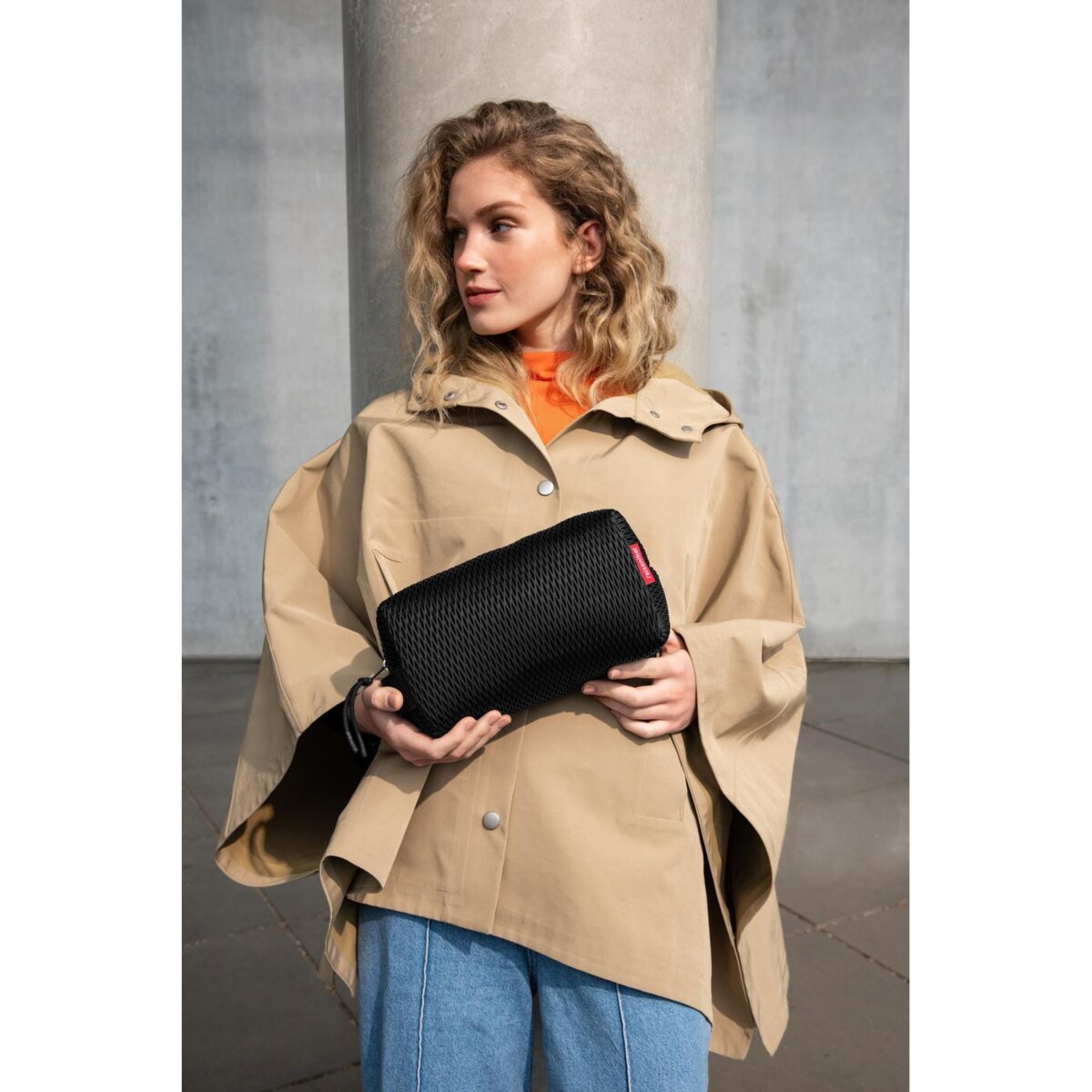 Kosmetyczka EXTRALITE COSMETIC, mesh black