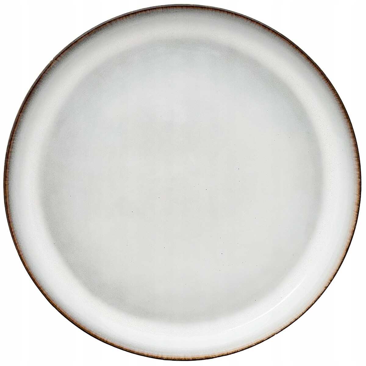 TALERZ OBIADOWY PŁYTKI PŁASKI 25cm CERAMICZNY OKRĄGŁY NA SZTUKI SERWIS