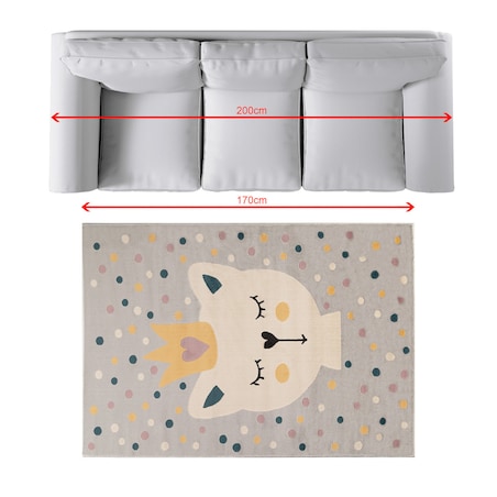 Dywan Royal Kitty 120x170 cm, 120x170 cm