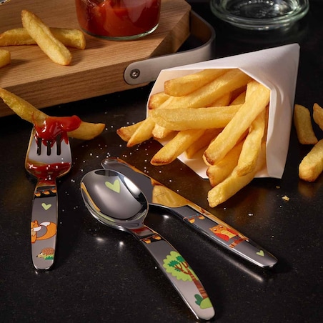 ROESLE - Zestaw 4cz. sztućców dla dzieci Waldfreu