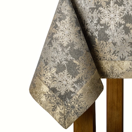 Obrus Magiczne Święta - 130x200 cm - złoty