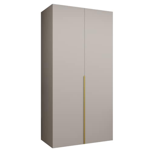 Szafa uchylna otwierana ALICANTE 1 100 wys. 202 cm Kaszmir + u. Złoty