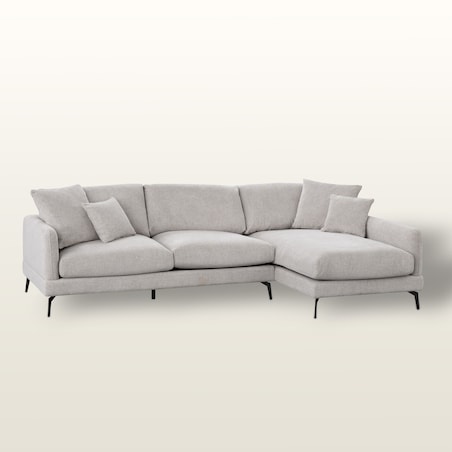 Sofa Odense grey, 290x95x90 cm