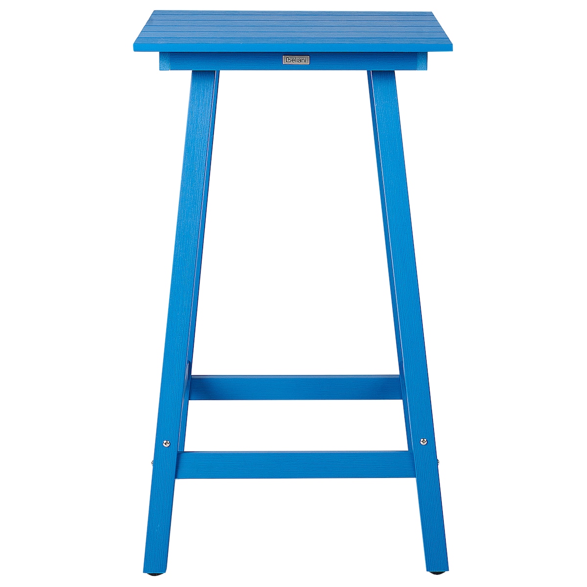 Stolik ogrodowy barowy ADIRONDACK 60 cm 59 cm Materiał syntetyczny Niebieski