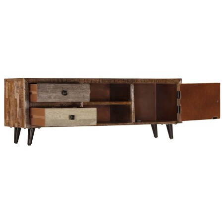 vidaXL Szafka pod TV, 118x30x40 cm, lite drewno mango