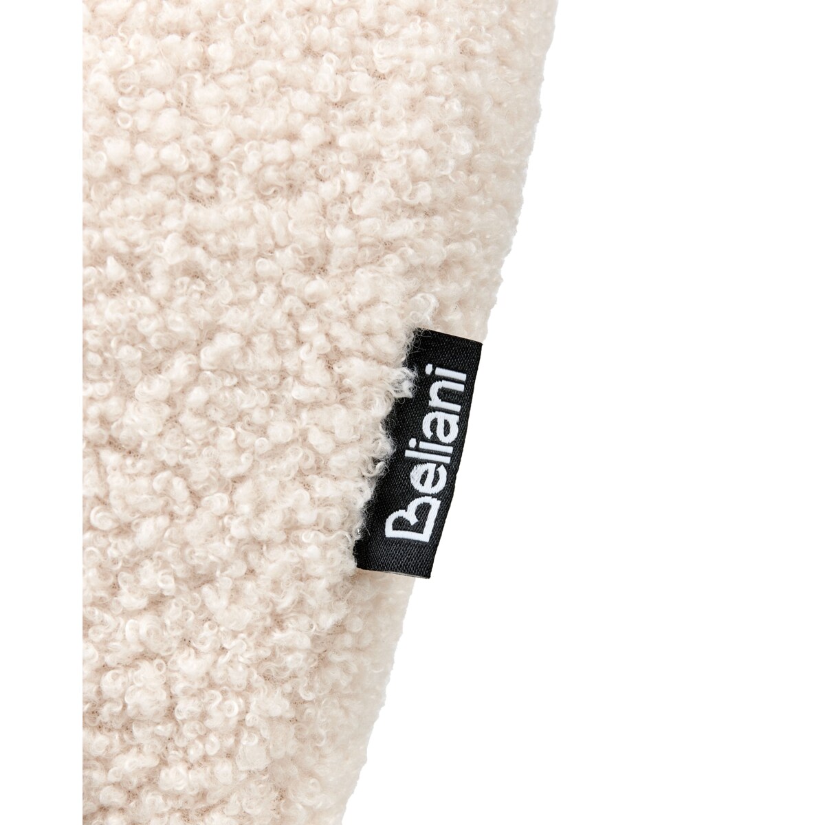 Fotel bujany dziecięcy boucle beżowy SKARE