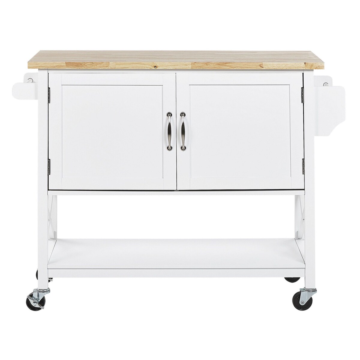 Wózek kuchenny dwudrzwiowy biały MELE