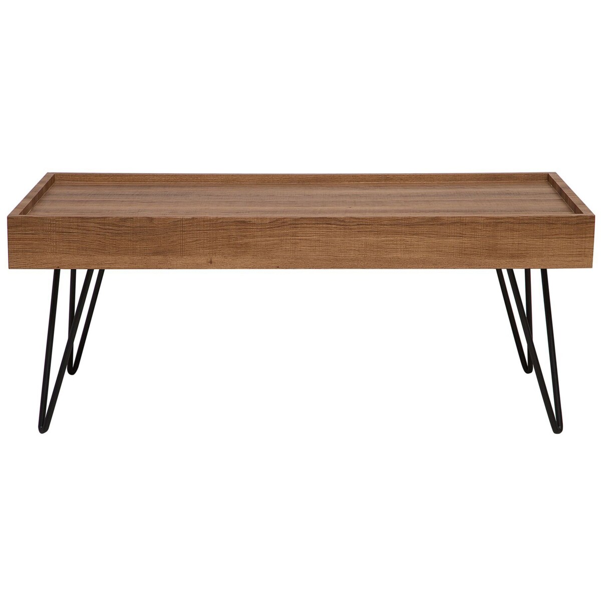 Stolik kawowy ciemne drewno WELTON