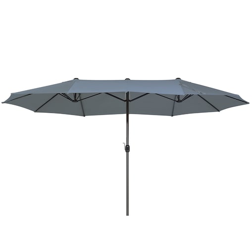 Parasol ogrodowy 460 cm SIBILLA Szary