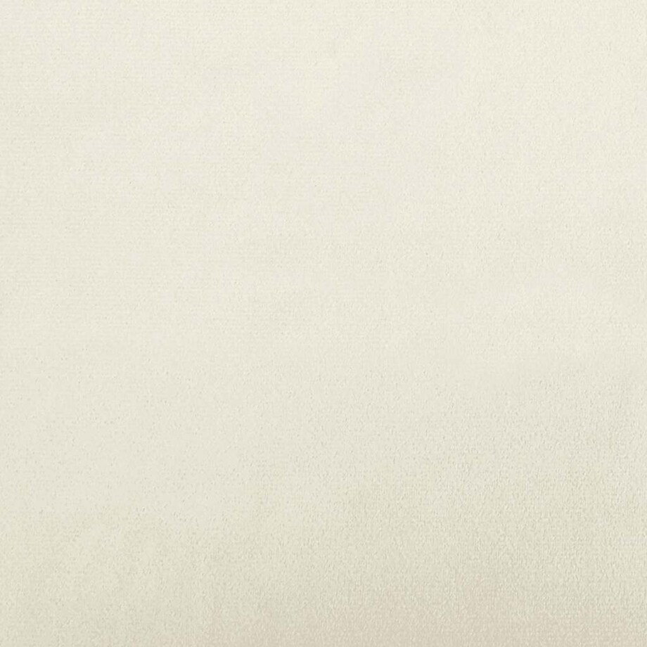 vidaXL Fotel bujany, kremowy, tapicerowany aksamitem