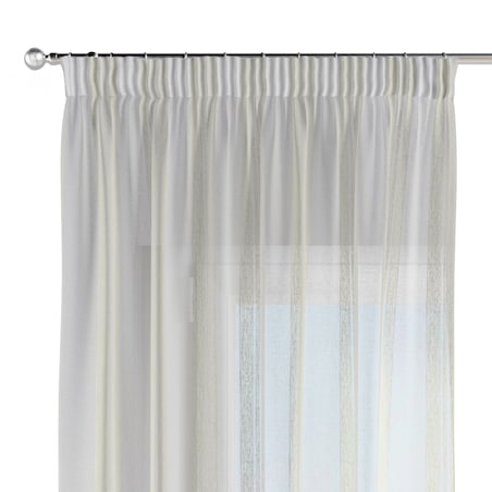 Zasłona na taśmie marszczącej 1 szt. 130x245 kremowy