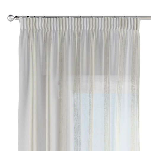 Zasłona na taśmie marszczącej 1 szt. 130x245 kremowy