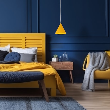 Żółta Lampa Wisząca Stożek Metalowy Cono Tk Lighting S