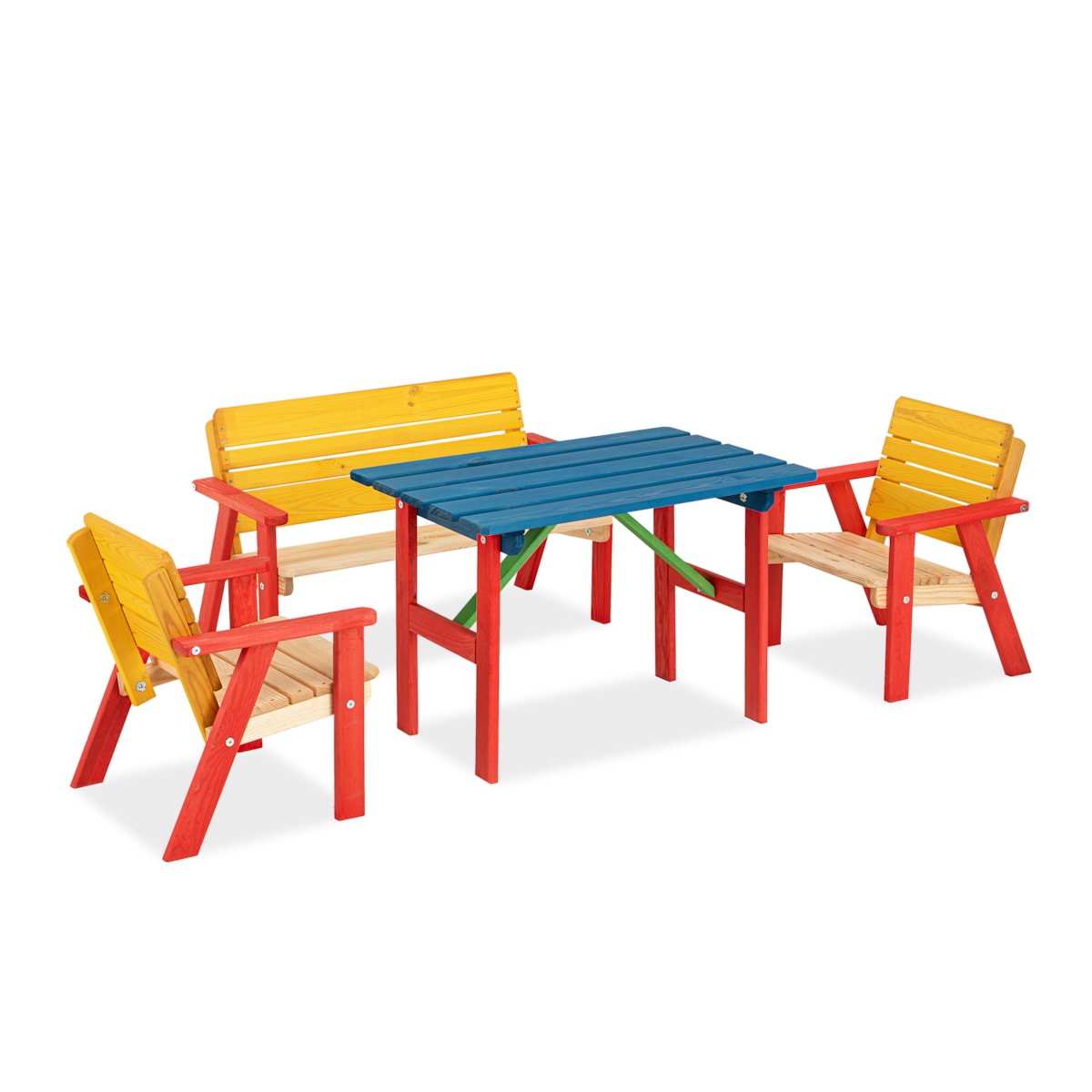 KONSIMO PECARI Kolorowy zestaw ogrodowy dla dzieci