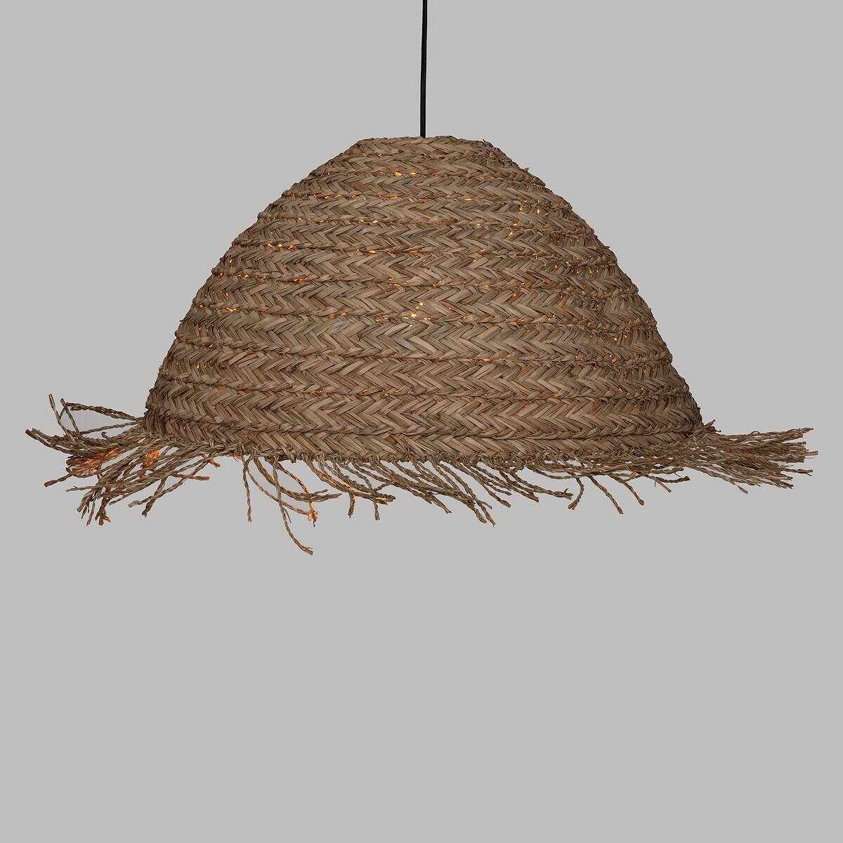 Lampa wisząca SEA VIEW, Ø 56 cm, naturalna trzcina