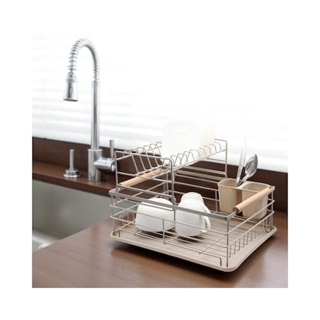 Brunbeste suszarka dwupoziomowa do naczyń z ociekaczem i tacą 63256