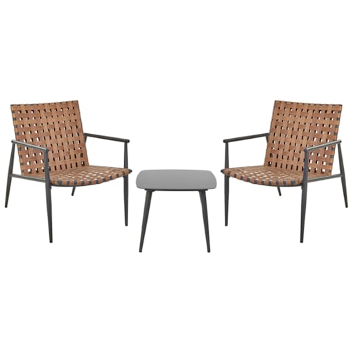 Zestaw mebli balkonowych ZIRIA Technorattan Brązowy